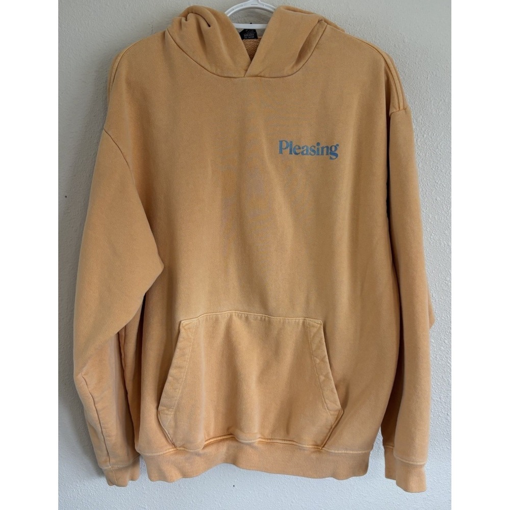 Harry Styles Pleasing Men's M Sunset Recycled Organic Cotton Pullover Hoodie